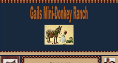 Desktop Screenshot of minidonkeys.com
