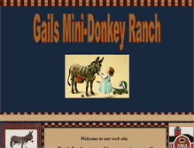 Tablet Screenshot of minidonkeys.com